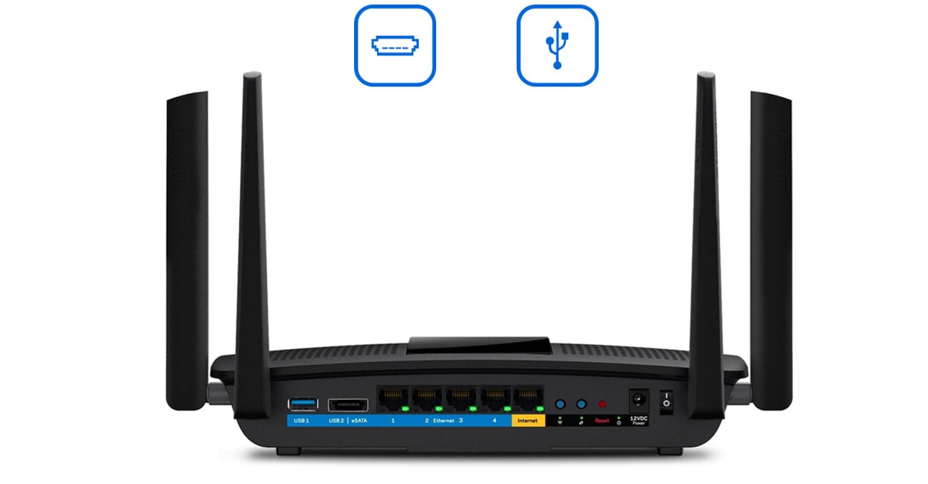Linksys EA8500 usb 3.0 szybkie porty