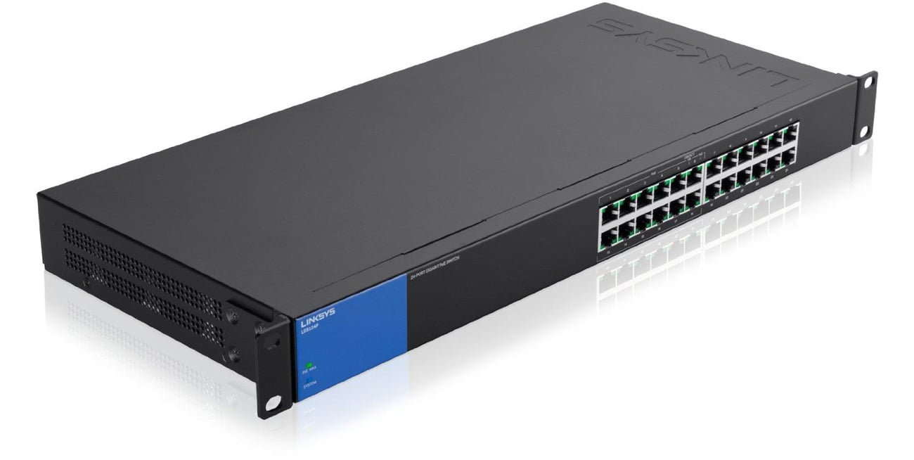 Switch Linksys 24p LGS124P RACK