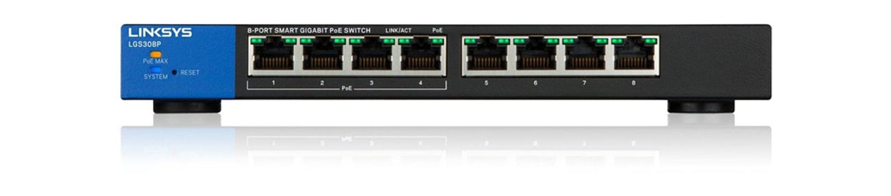 Switch Linksys 8p LGS308P-EU