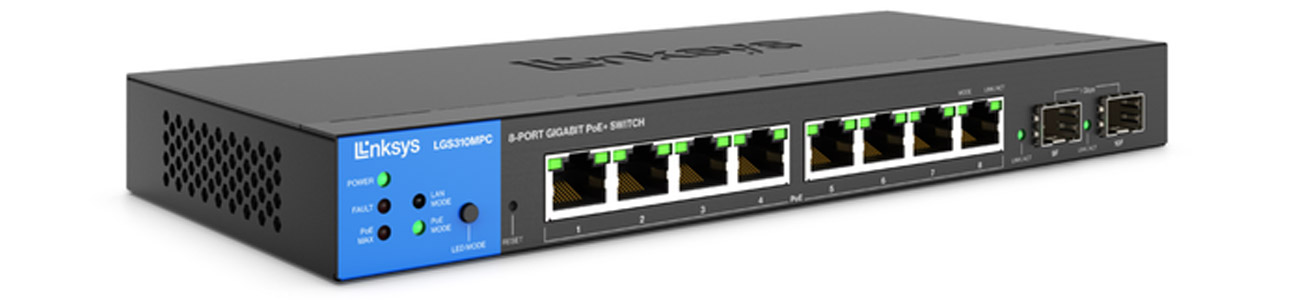 Switch Linksys 10p LGS310MPC-EU