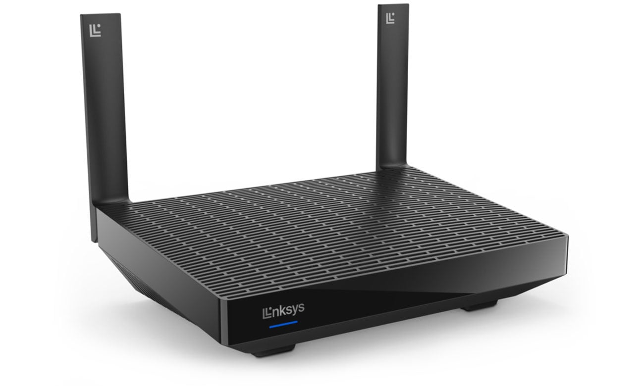 Dwuzakresowy router Linksys Hydra Pro 6 MR5500 - Widok od przodu pod kątem