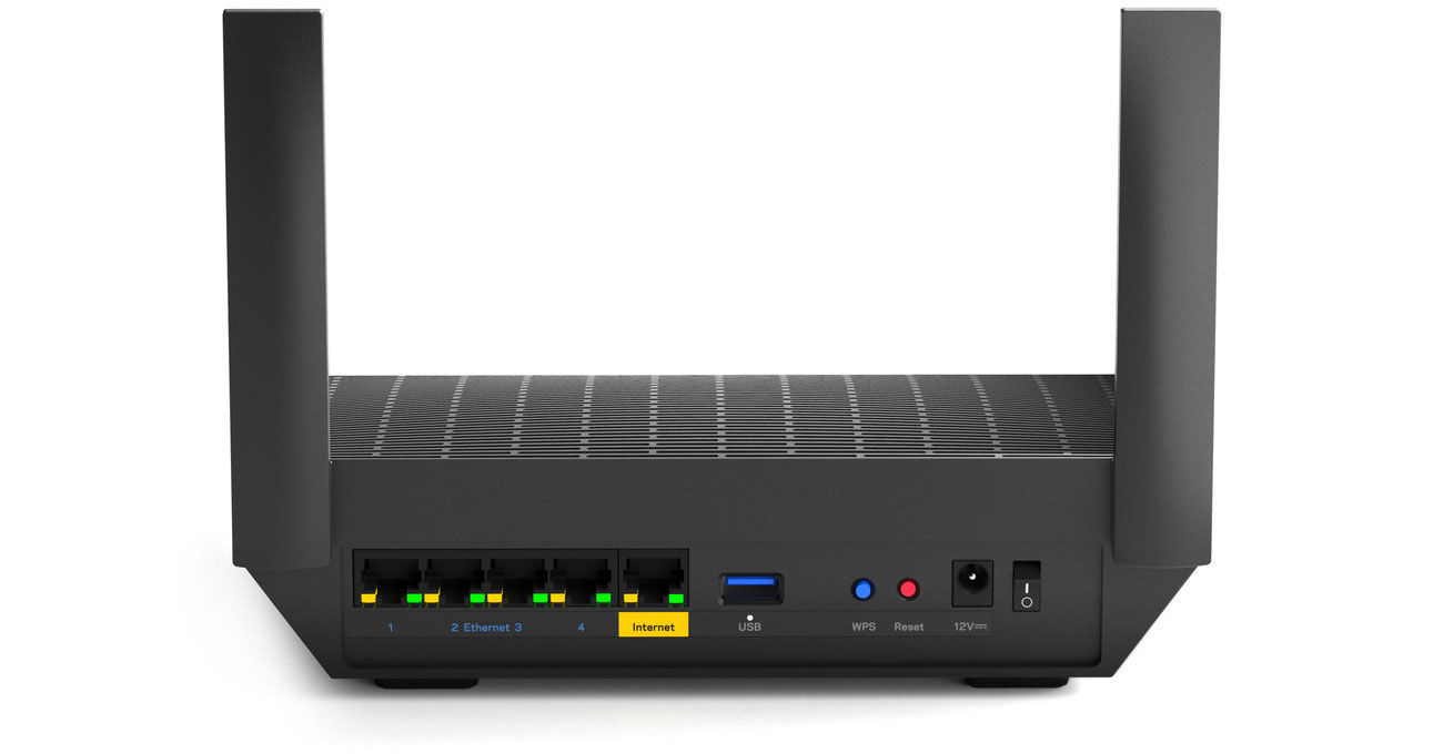 Linksys MR7350 - Złącza LAN, WAN, USB