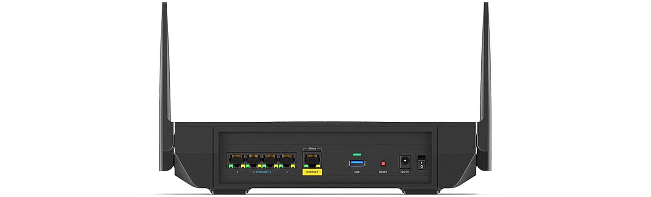 Linksys Hydra Pro 6E MR7500 widok z tyłu, porty