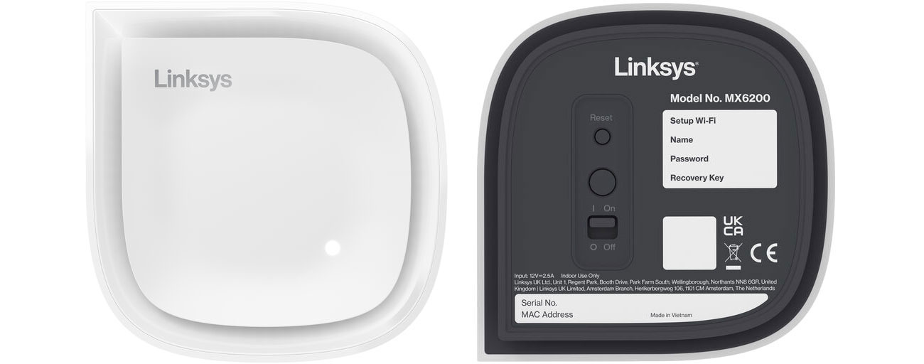 Linksys Velop Pro 6E góra i dół