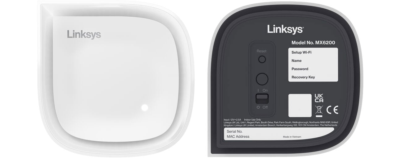 Linksys Velop Pro 6E góra i dół