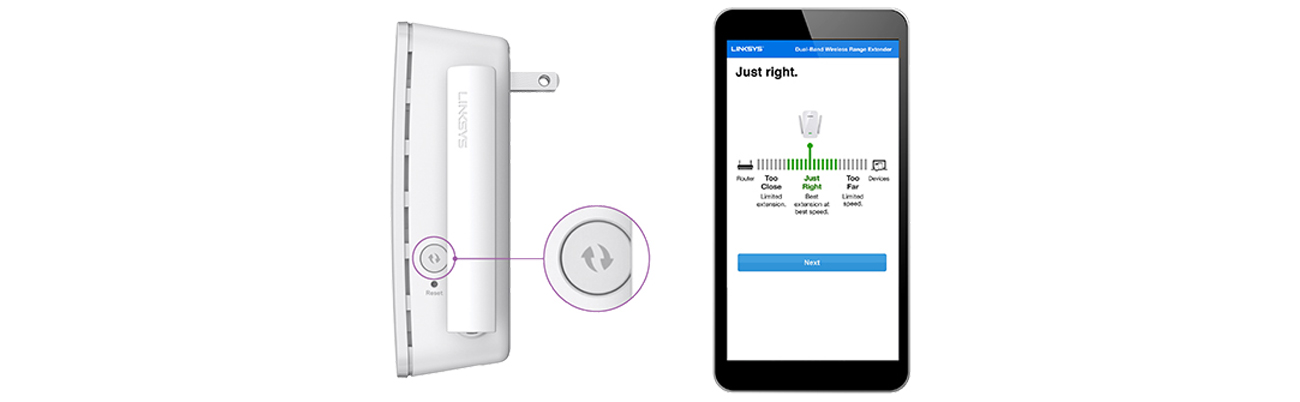 Linksys RE6300 łatwa konfiguracja