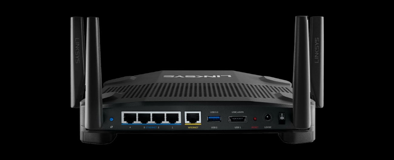 Linksys WRT32X Widok złączy