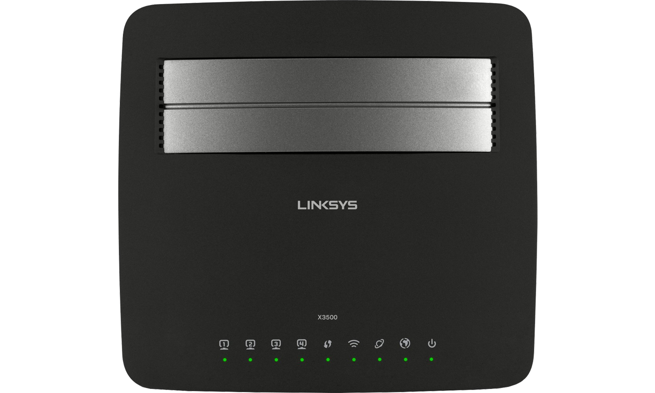 Linksys X6200 Widok z góry