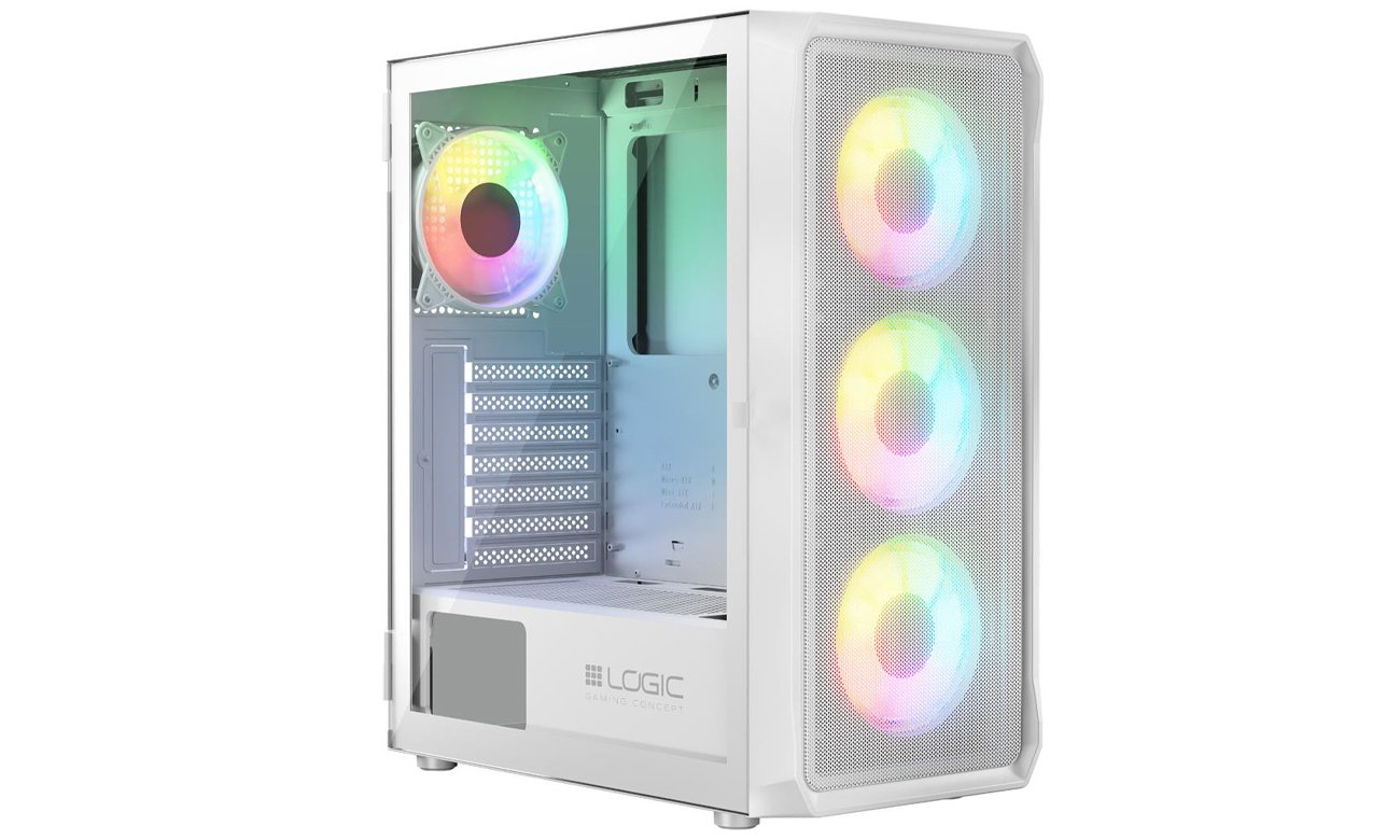 Obudowa Logic Portos ARGB Midi White