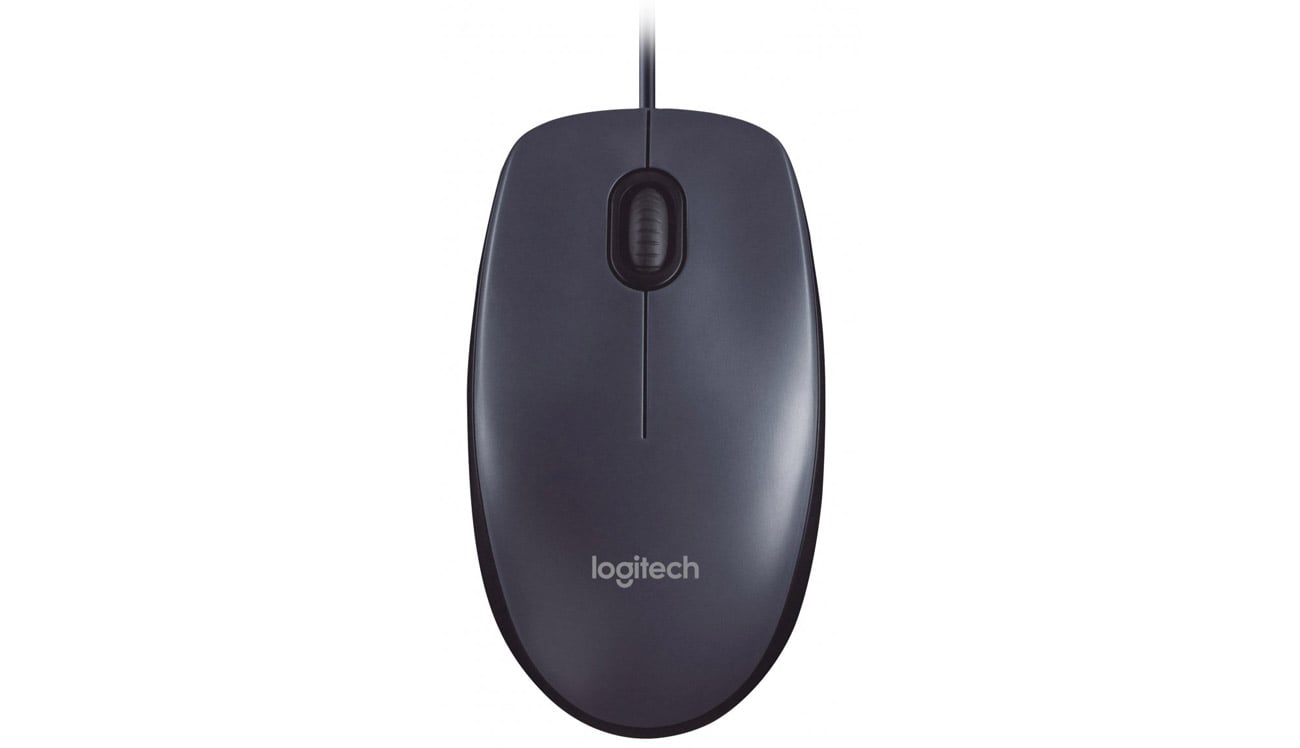 Mysz przewodowa Logitech M100 szara
