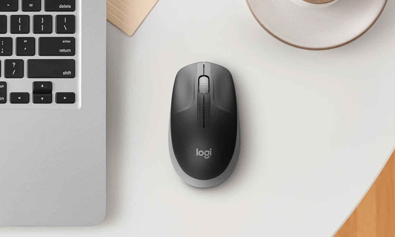 Logitech M190 kabellose Maus grau