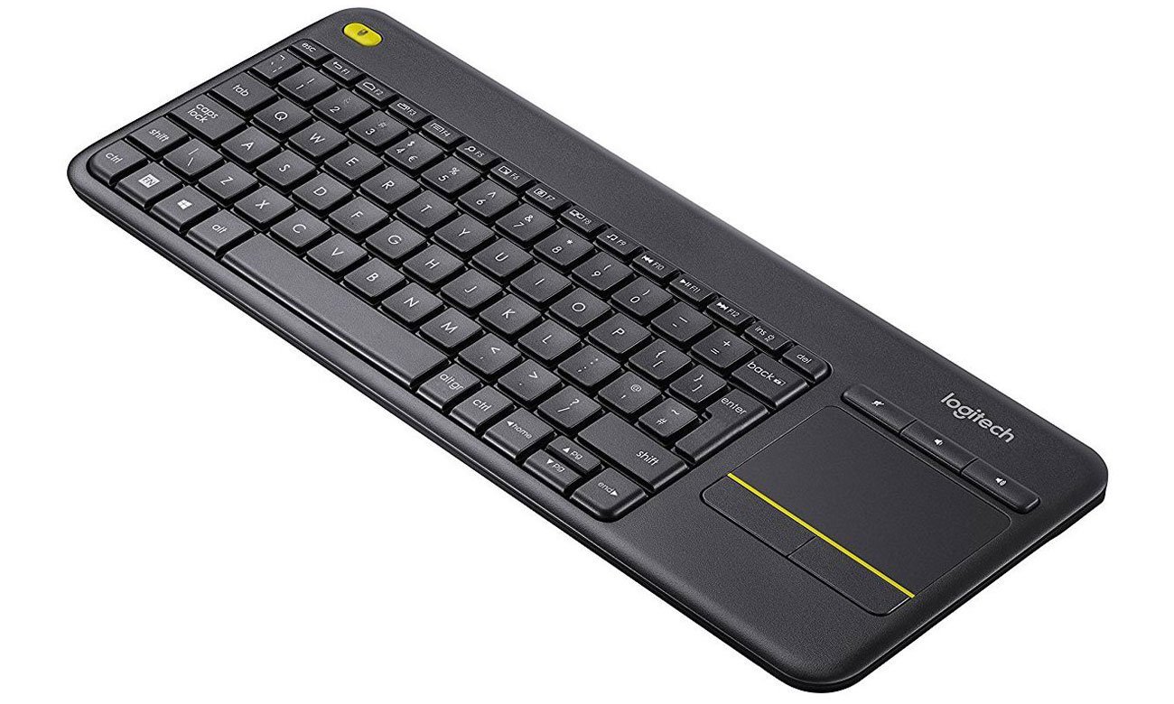 Logitech Wireless Touch K400 Plus klawisze multimedialne