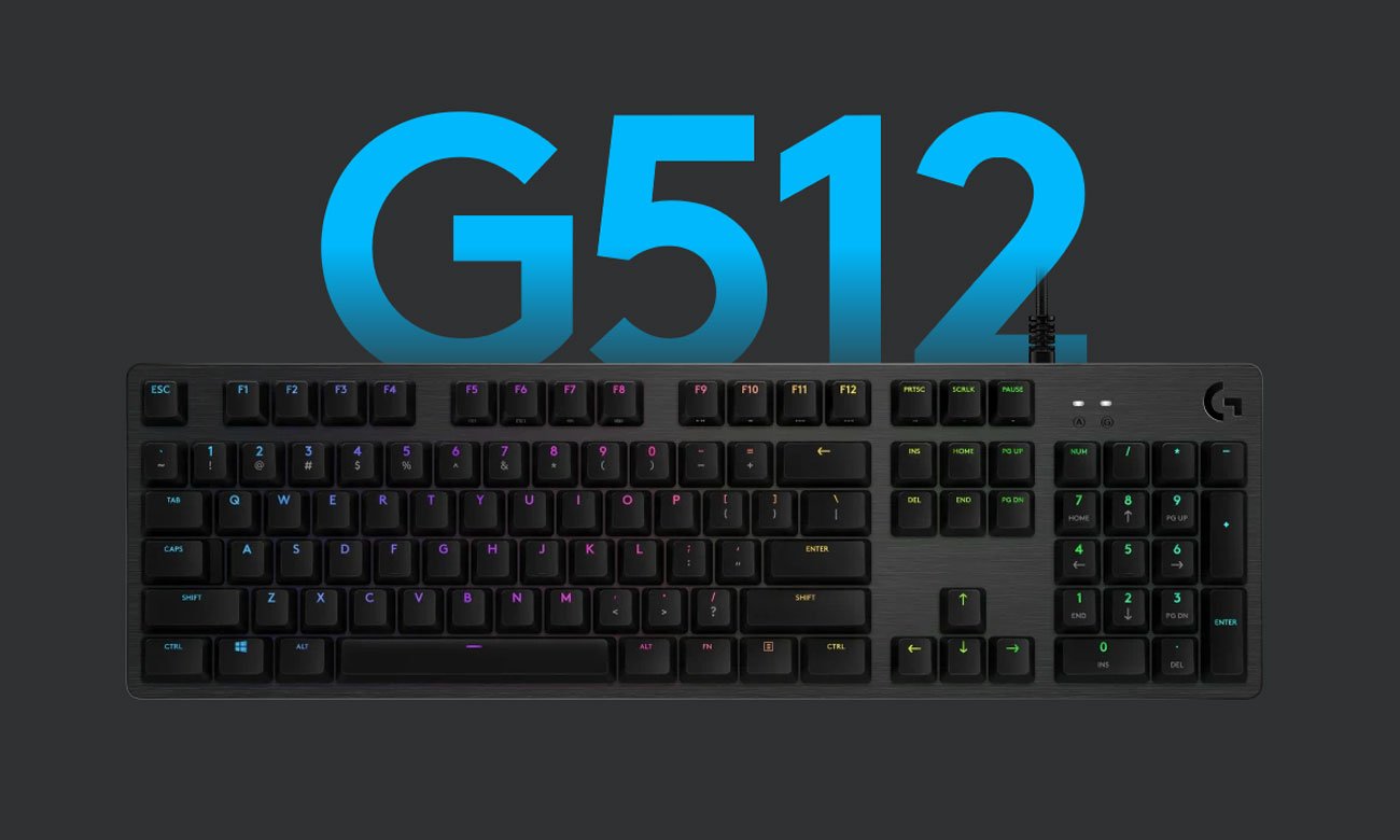 Klawiatura mechaniczna Logitech G512 Clicky