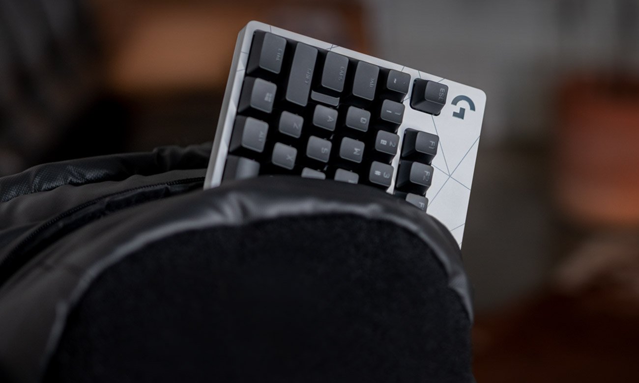 Komfortowa konstrukcja klawiatury Logitech G PRO