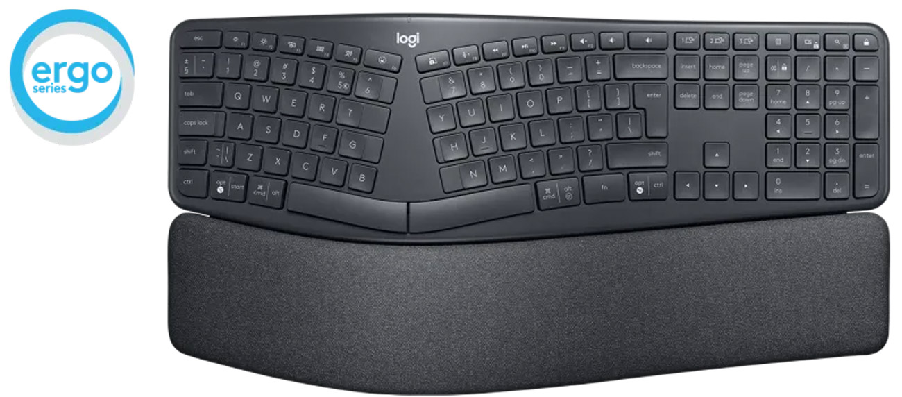 Klawiatura bezprzewodowa Logitech K860 Ergo for Business Grafit