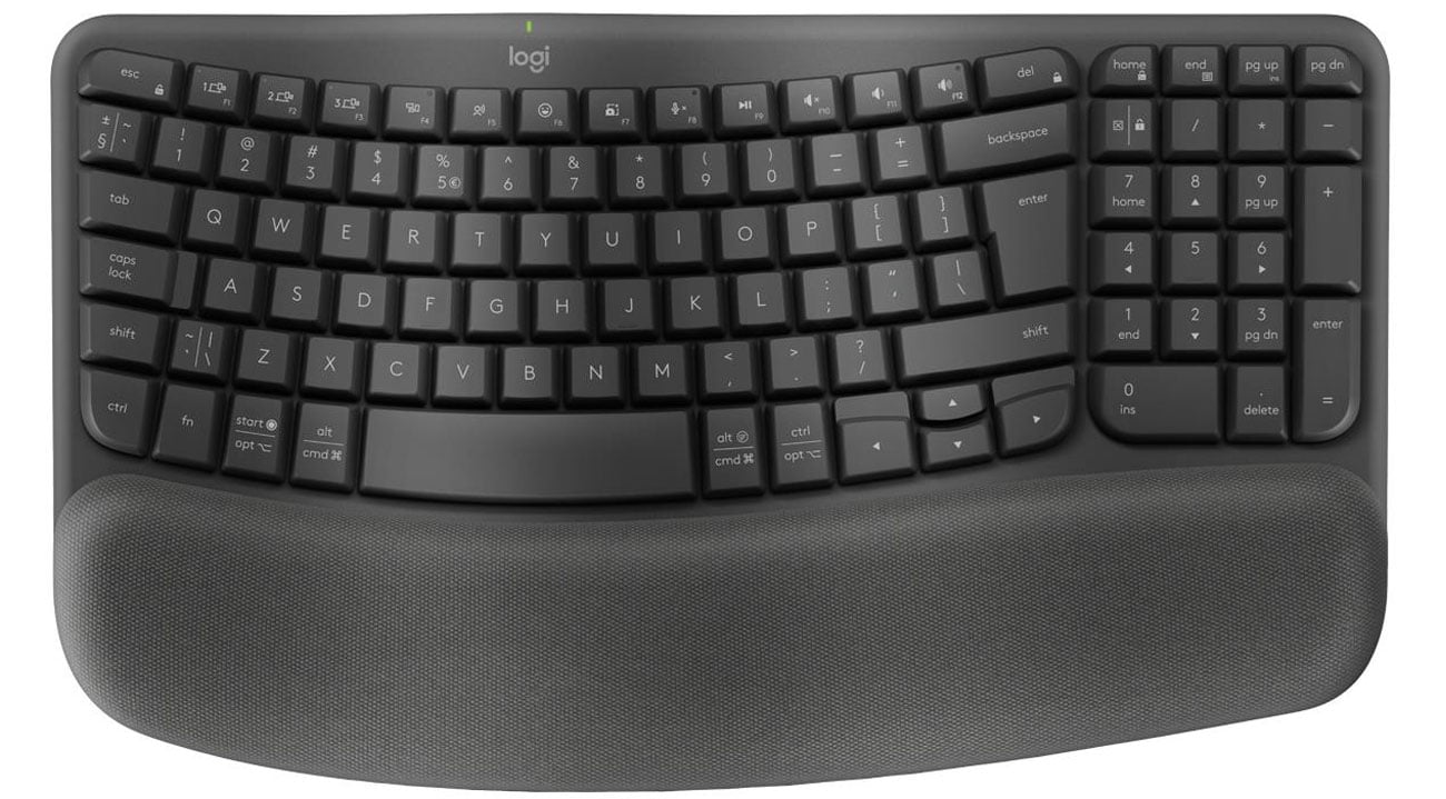 Logitech Wave Keys Ansicht von oben