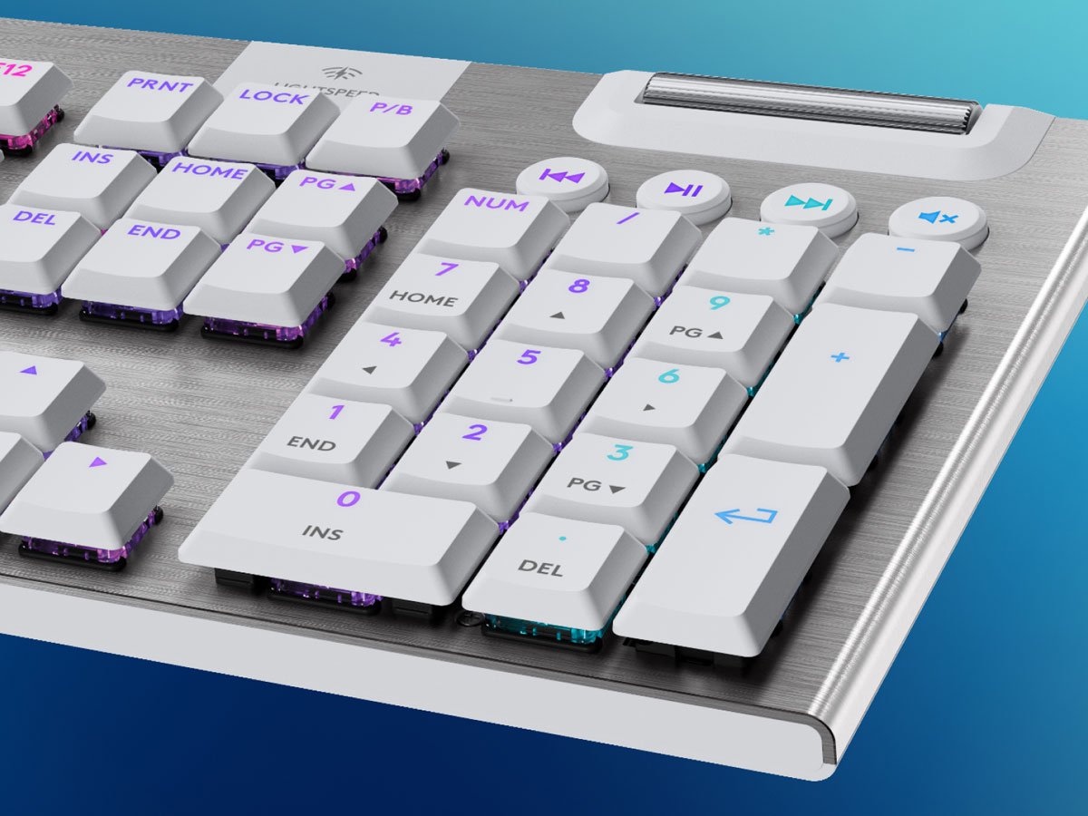 Gaming-Tastatur Logitech G915 X LIGHTSPEED Tactile Weiß