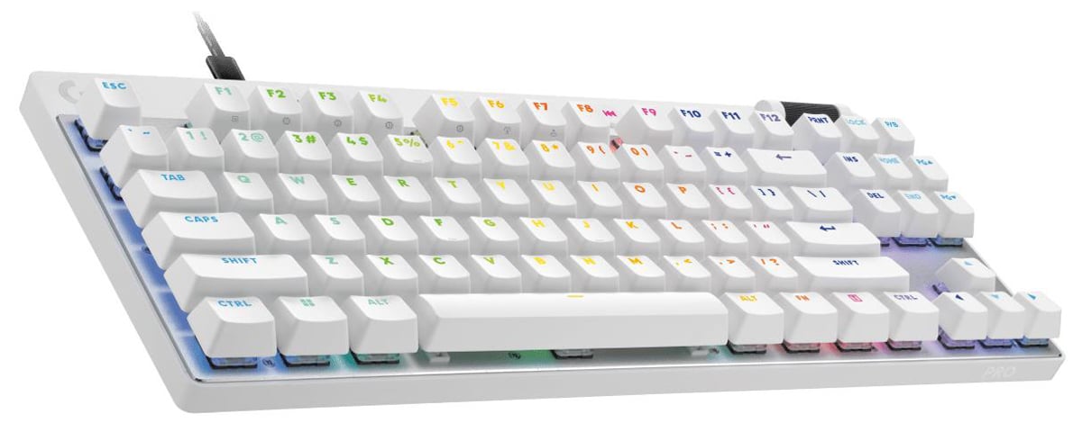 Klawiatura Logitech G PRO X TKL Rapid biały