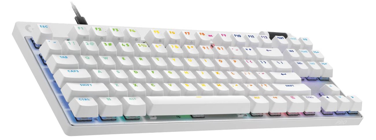 Klawiatura Logitech G PRO X TKL Rapid biały