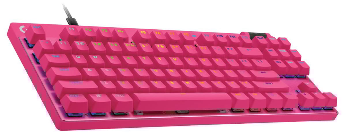 Klawiatura Logitech G PRO X TKL Rapid magenta