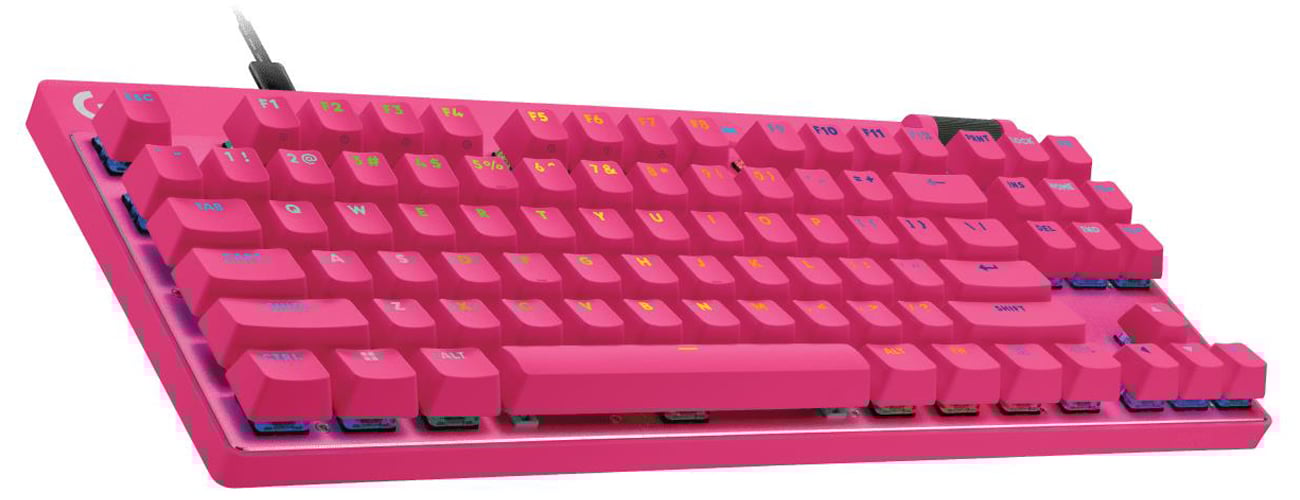Klawiatura Logitech G PRO X TKL Rapid magenta