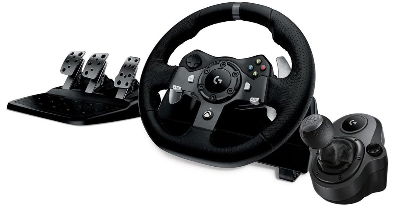 Zestaw kierownica Logitech G920 + moduł Driving Force Shifter