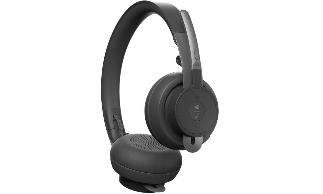 Zestaw słuchawkowy Logitech Zone Wireless (Teams Version) - Widok od przodu pod kątem