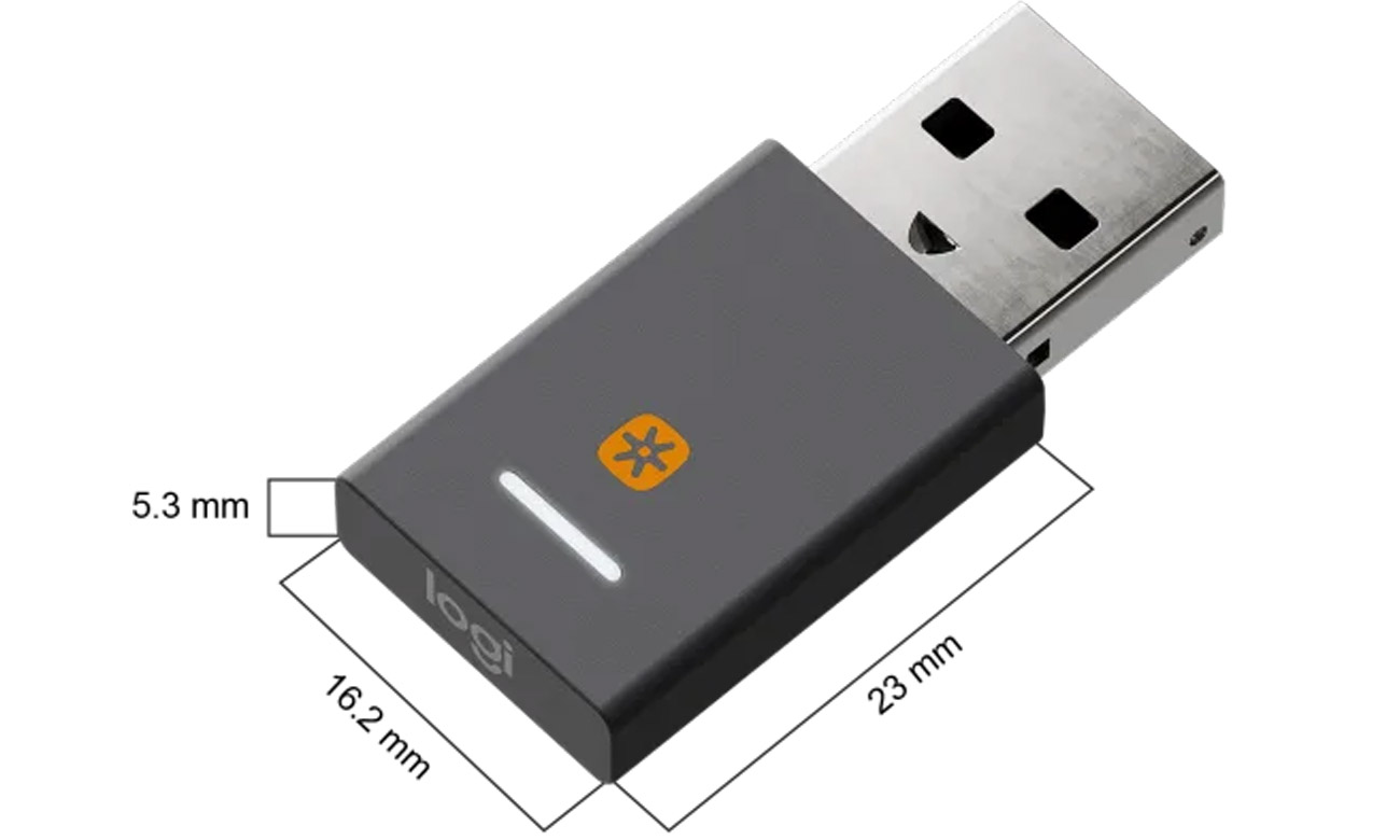 Zestaw słuchawkowy Logitech Zone Wireless Plus - Odbiornik One Unifying