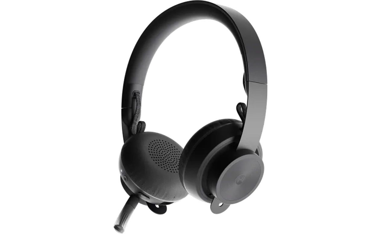 Zestaw słuchawkowy Logitech Zone Wireless Plus - Widok od przodu pod kątem
