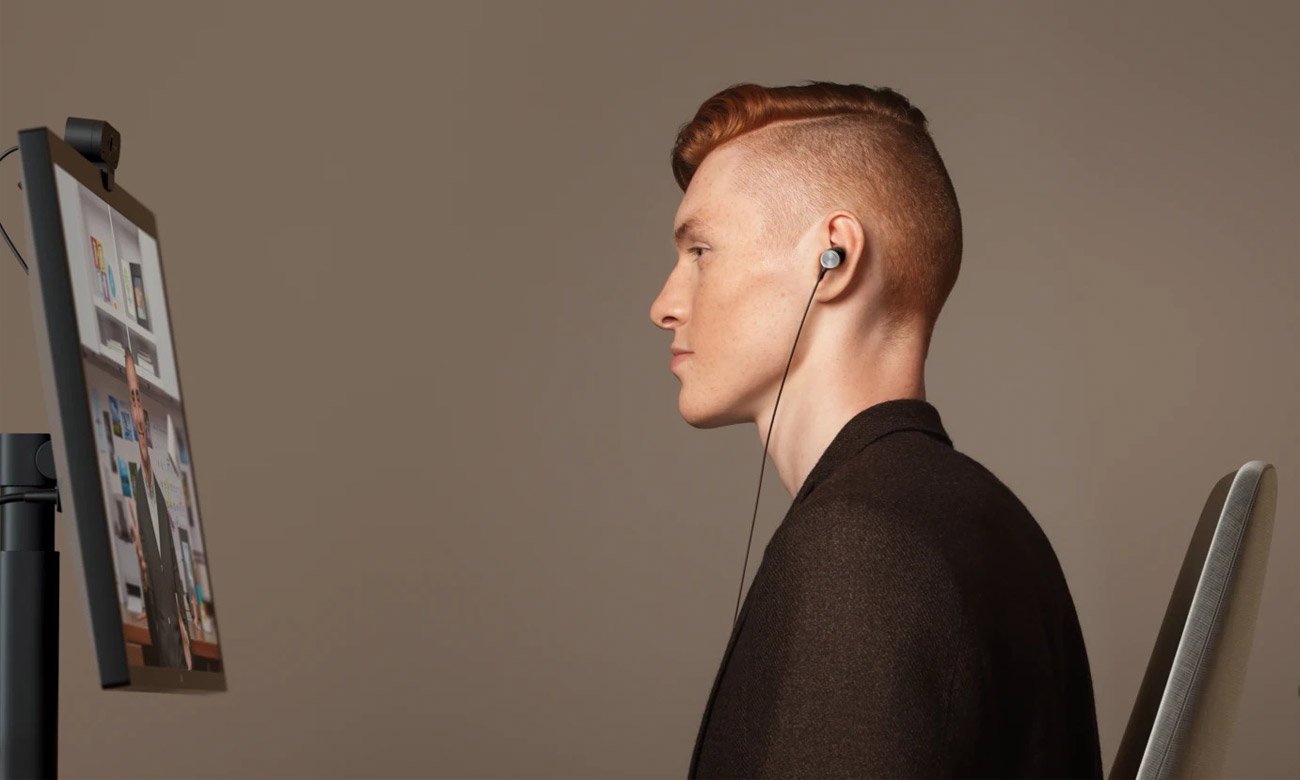 Słuchawki dokanałowe Logitech Zone Wired Earbuds Teams - Mikrofon z zaawansowaną technologią redukcji szumów