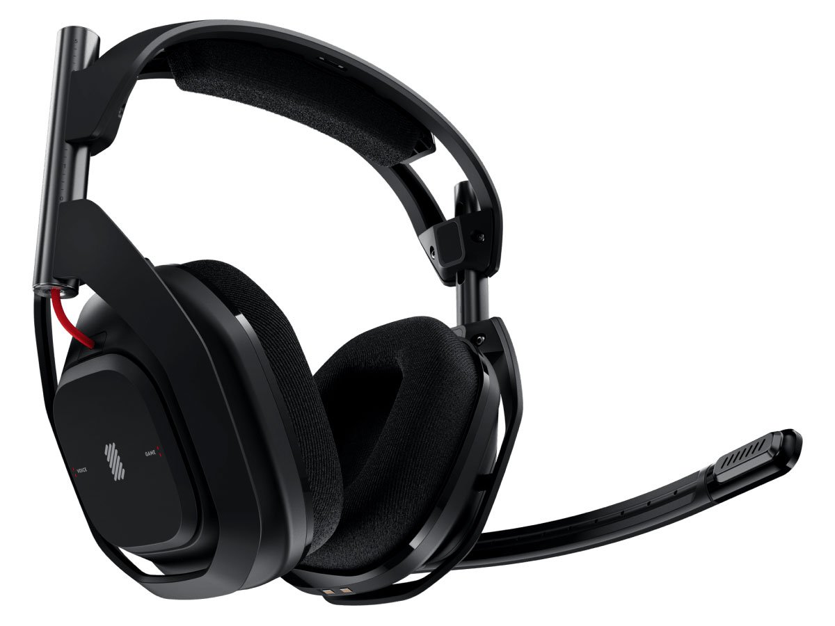Słuchawki Logitech ASTRO A50 (Gen 5) Czarne - Widok od przodu pod kątem