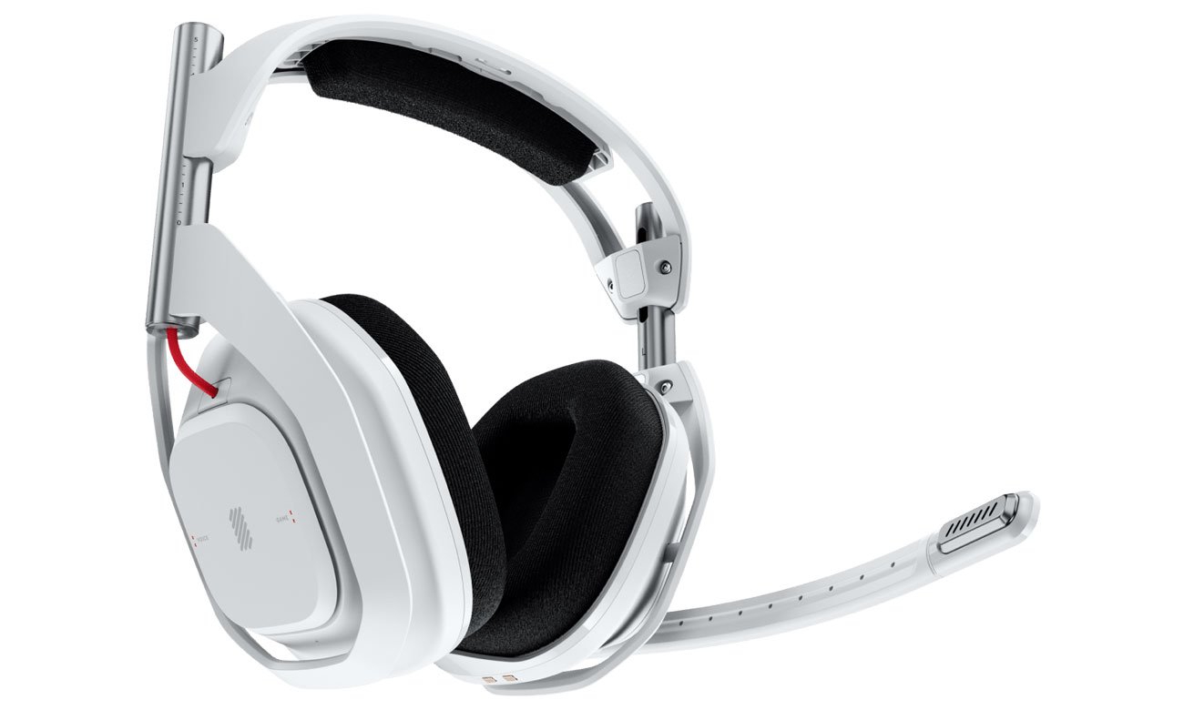 Słuchawki Logitech ASTRO A50 (Gen 5) Białe - Widok od przodu pod kątem