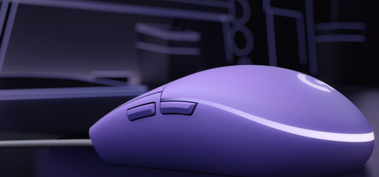 Mysz dla graczy Logitech G102 Lightsync beżowa