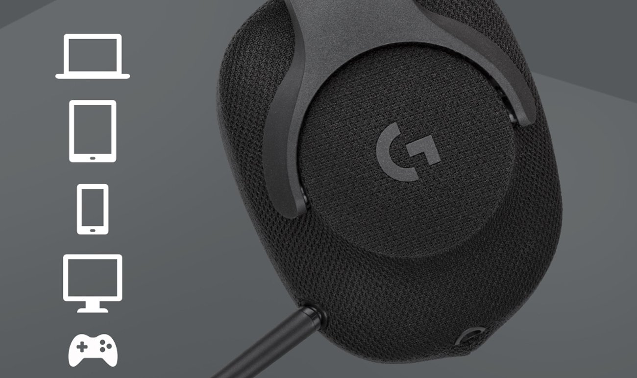 Słuchawki Logitech G433 Kompatybilność z wieloma platformami