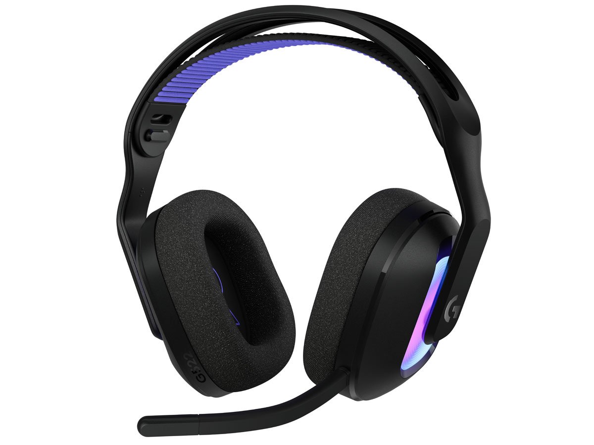 Słuchawki bezprzewodowe Logitech G522 Lightspeed Czarne - Widok od przodu pod kątem