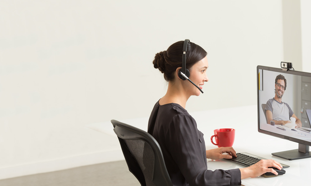Bezprzewodowe słuchawki Logitech H820E