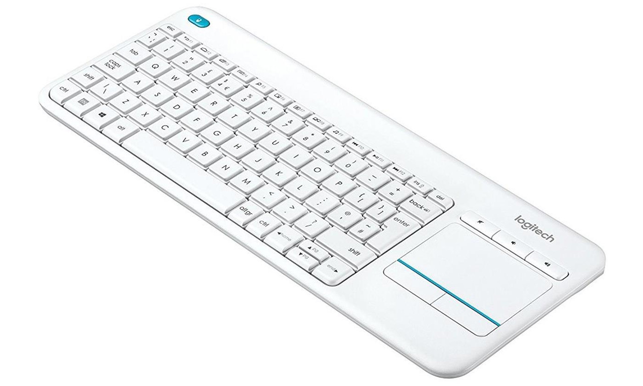 Logitech Wireless Touch K400 Plus klawisze multimedialne