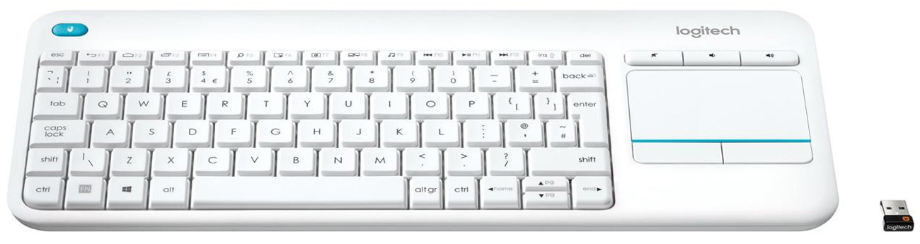 Logitech Wireless Touch K400 Plus odbiornik Unifying