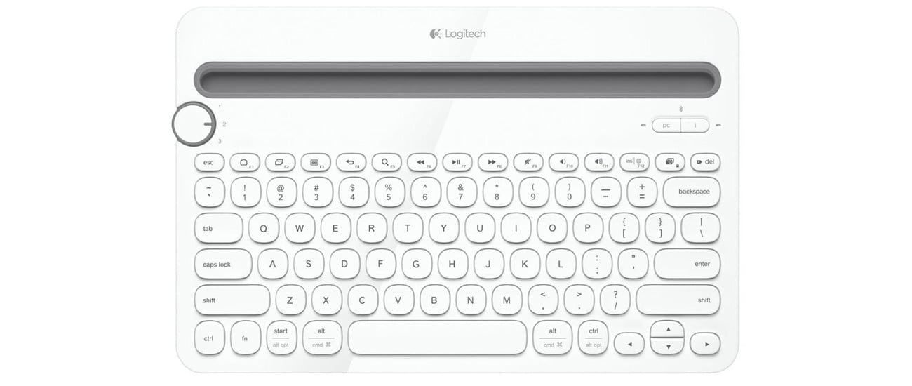 Logitech K480 widok z góry