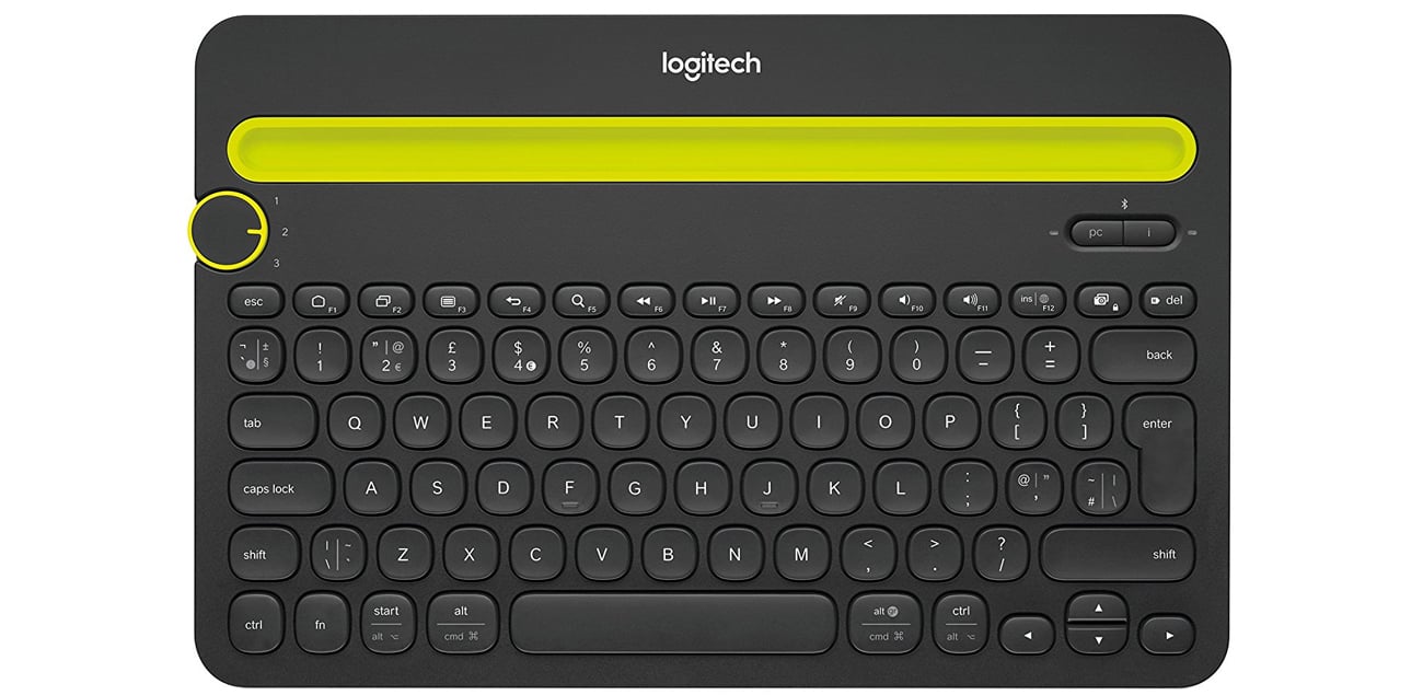 Logitech K480 widok z góry