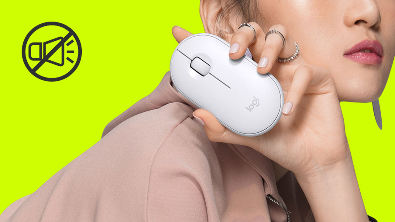 Mysz bezprzewodowa Logitech M350 biała