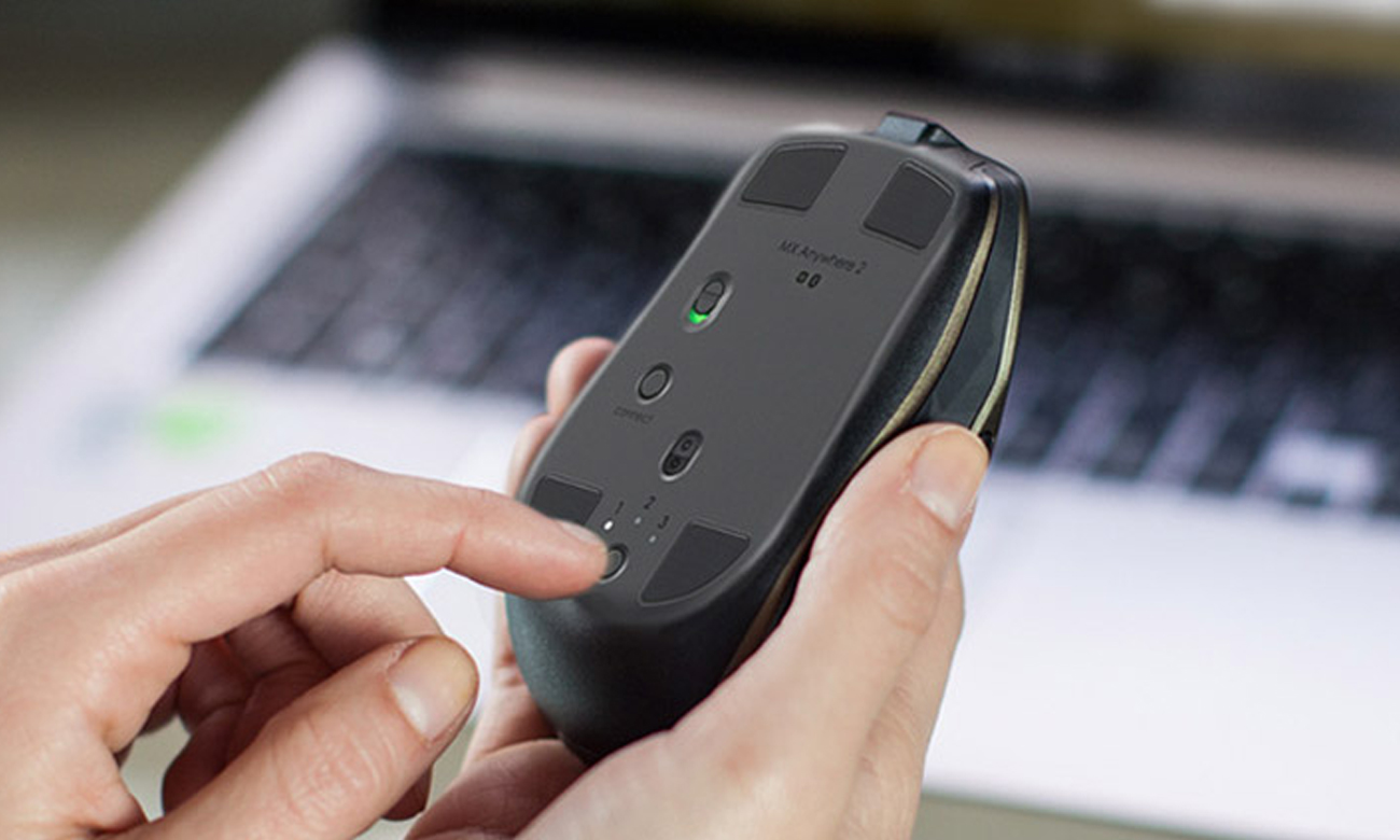 Logitech MX Anywhere 2 Stone Przełączanie