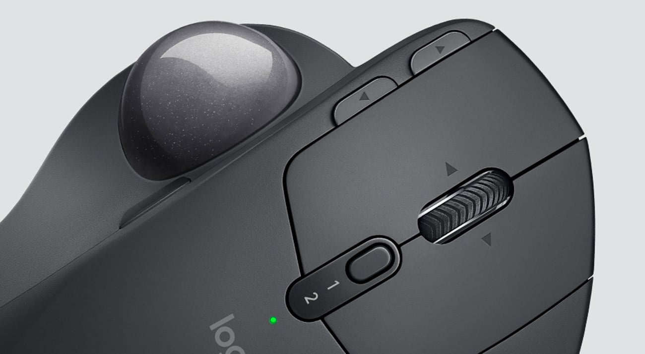 Logitech MX Ergo Wireless Trackball precyzyjne kółko
