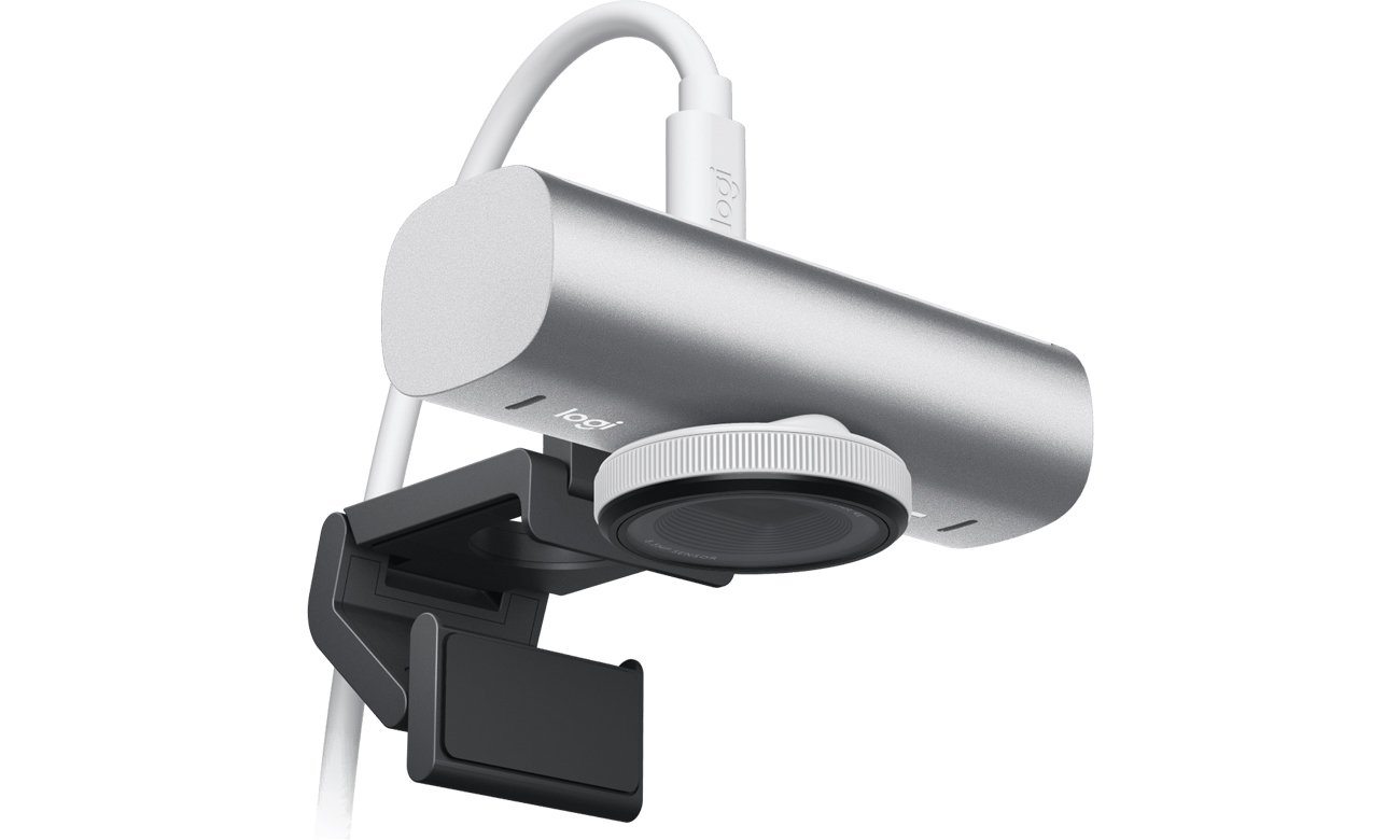 Kamera internetowa Logitech MX Brio 4K Jasnoszara - Zaprezentuj swoją pracę dzięki funkcji Show Mode