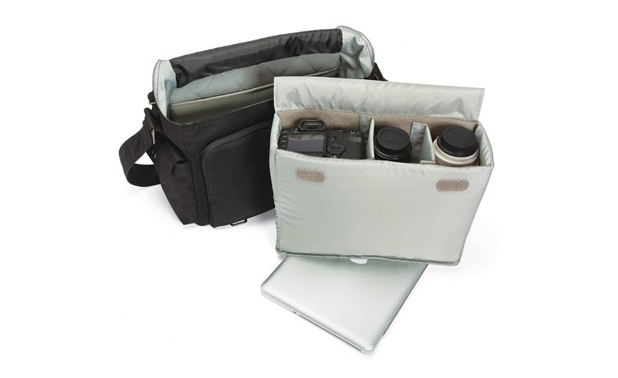 Torba na aparat cyfrowy Lowepro Urban Reporter 250 czarna wkład