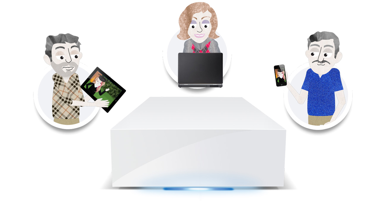 Dysk/macierz sieciowa LaCie CloudBox - dostęp zdalny
