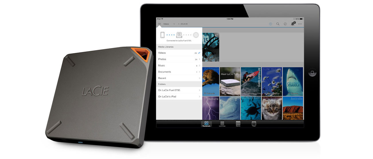 Dysk twardy zewnętrzny LaCie FUEL 2TB Wi-Fi