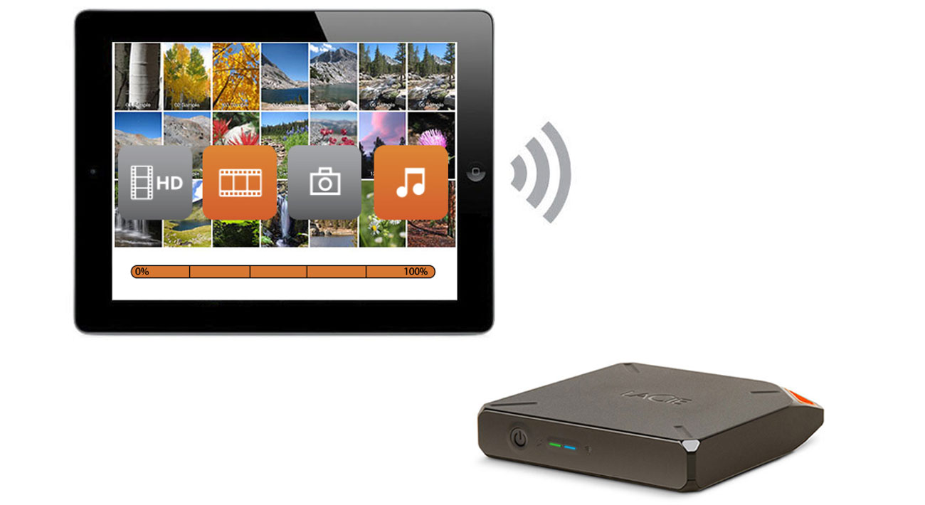 Dysk twardy zewnętrzny LaCie FUEL 2TB Wi-Fi