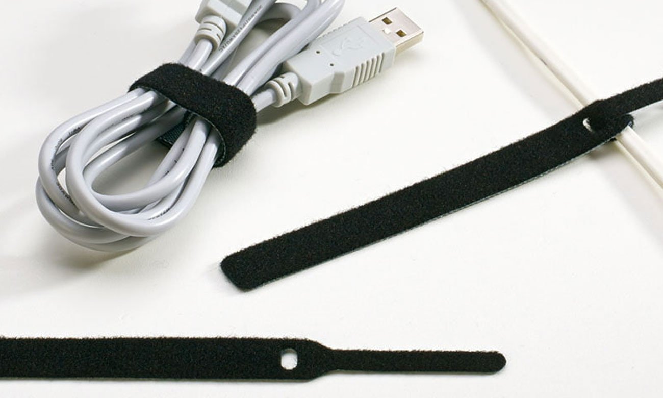 Organizer do kabli Label The Cable czarny 10 sztuk