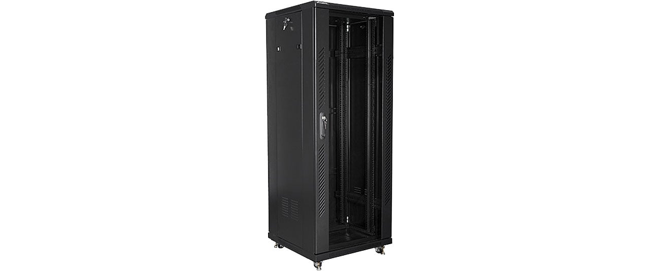 Szafa RACK Lanberg Stojąca 19'' 32U 600x600mm (czarna)